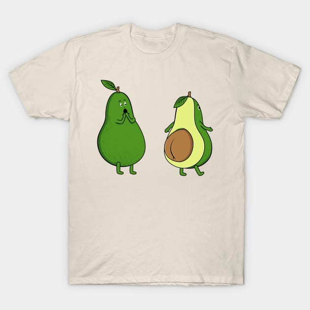 Avocado Butt Exposed T-Shirt by GedWorks